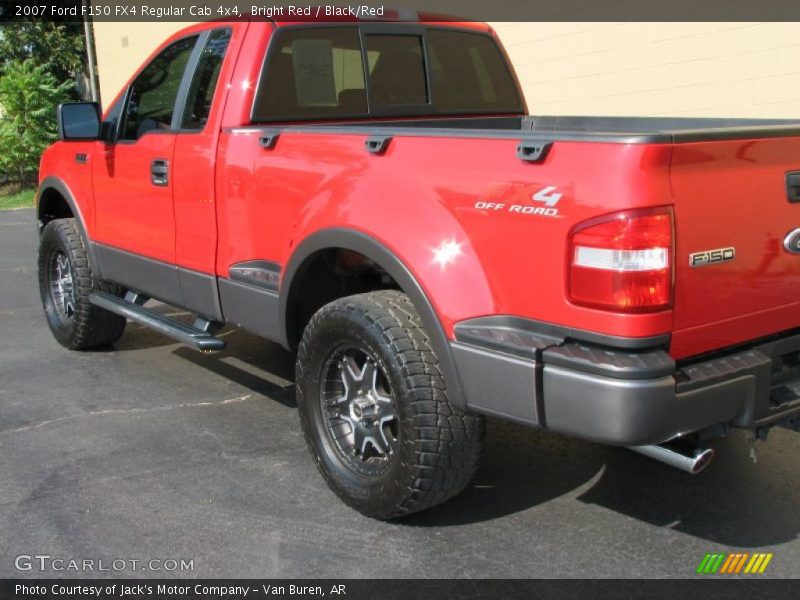 Bright Red / Black/Red 2007 Ford F150 FX4 Regular Cab 4x4