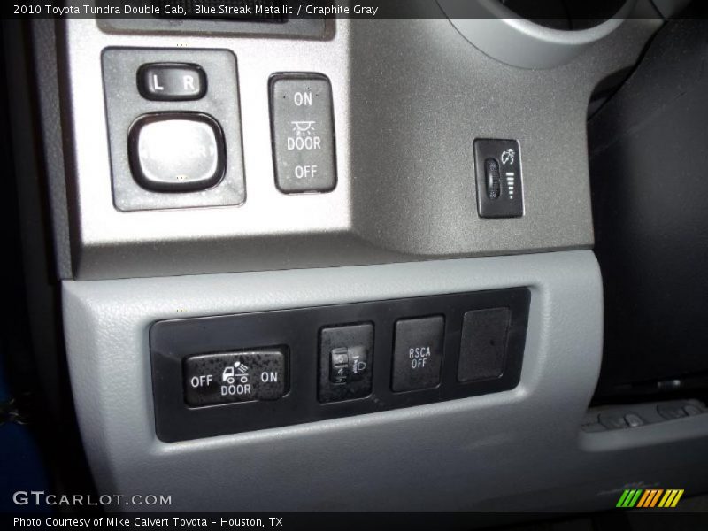 Blue Streak Metallic / Graphite Gray 2010 Toyota Tundra Double Cab