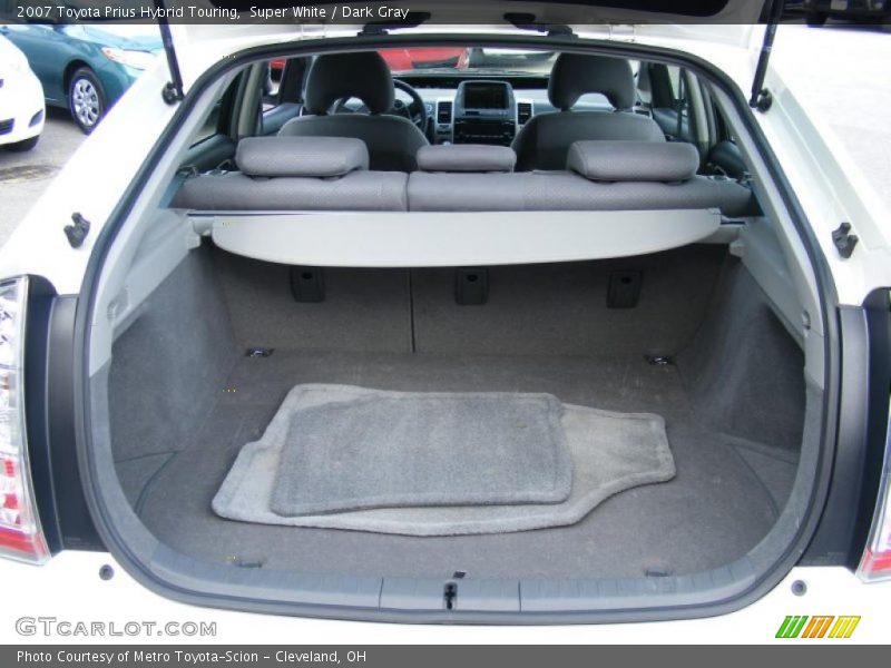 Super White / Dark Gray 2007 Toyota Prius Hybrid Touring