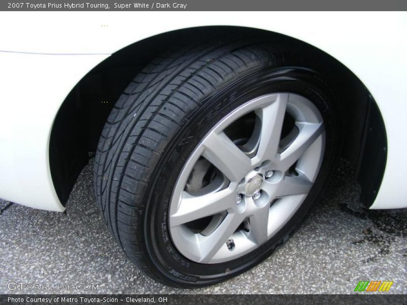 Super White / Dark Gray 2007 Toyota Prius Hybrid Touring
