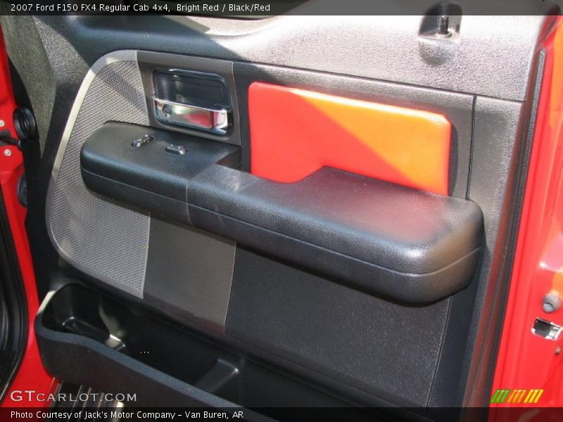 Bright Red / Black/Red 2007 Ford F150 FX4 Regular Cab 4x4