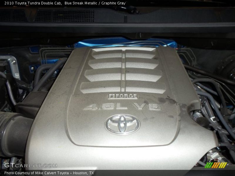 Blue Streak Metallic / Graphite Gray 2010 Toyota Tundra Double Cab