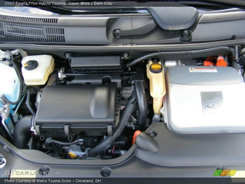 Super White / Dark Gray 2007 Toyota Prius Hybrid Touring