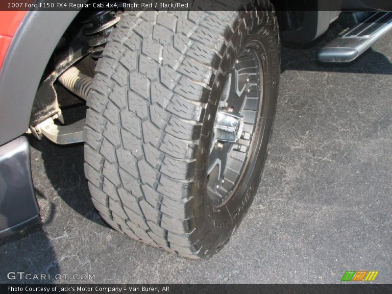 Bright Red / Black/Red 2007 Ford F150 FX4 Regular Cab 4x4