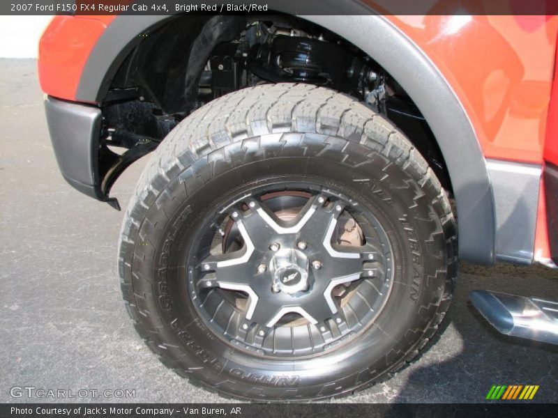 Bright Red / Black/Red 2007 Ford F150 FX4 Regular Cab 4x4
