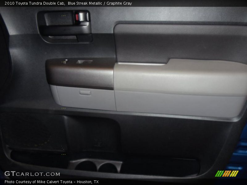 Blue Streak Metallic / Graphite Gray 2010 Toyota Tundra Double Cab