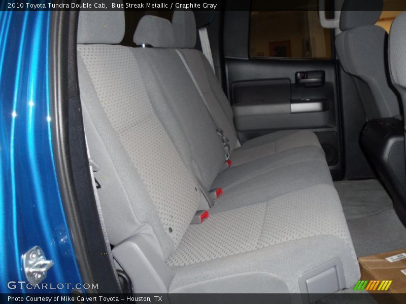 Blue Streak Metallic / Graphite Gray 2010 Toyota Tundra Double Cab