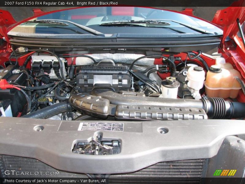 Bright Red / Black/Red 2007 Ford F150 FX4 Regular Cab 4x4