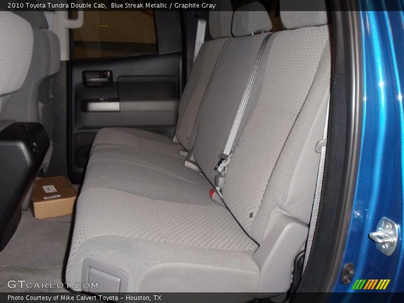 Blue Streak Metallic / Graphite Gray 2010 Toyota Tundra Double Cab