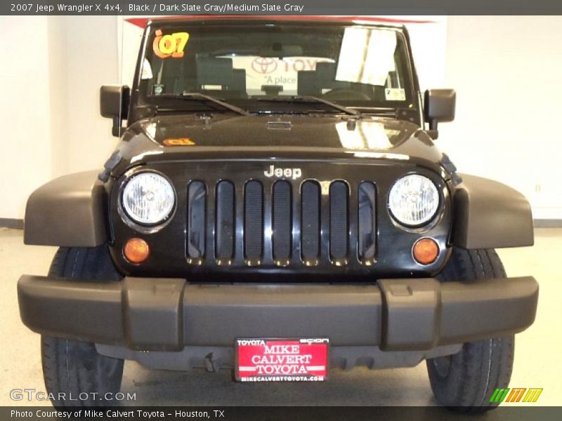 Black / Dark Slate Gray/Medium Slate Gray 2007 Jeep Wrangler X 4x4