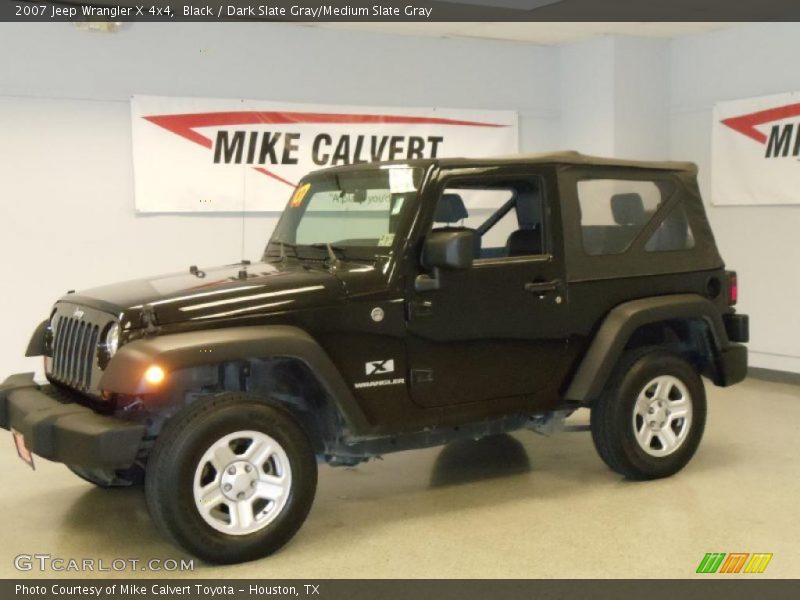 Black / Dark Slate Gray/Medium Slate Gray 2007 Jeep Wrangler X 4x4