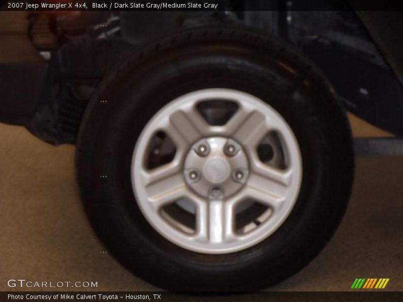 Black / Dark Slate Gray/Medium Slate Gray 2007 Jeep Wrangler X 4x4