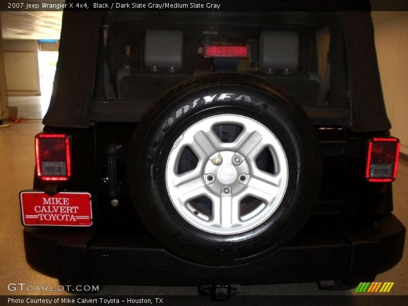 Black / Dark Slate Gray/Medium Slate Gray 2007 Jeep Wrangler X 4x4