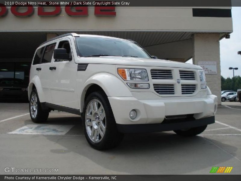 Stone White / Dark Slate Gray/Light Slate Gray 2010 Dodge Nitro Heat
