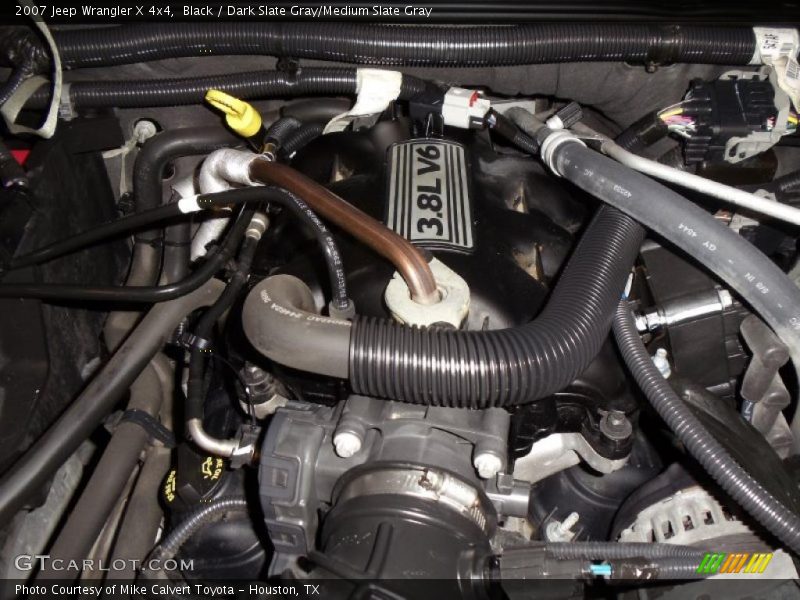 Black / Dark Slate Gray/Medium Slate Gray 2007 Jeep Wrangler X 4x4