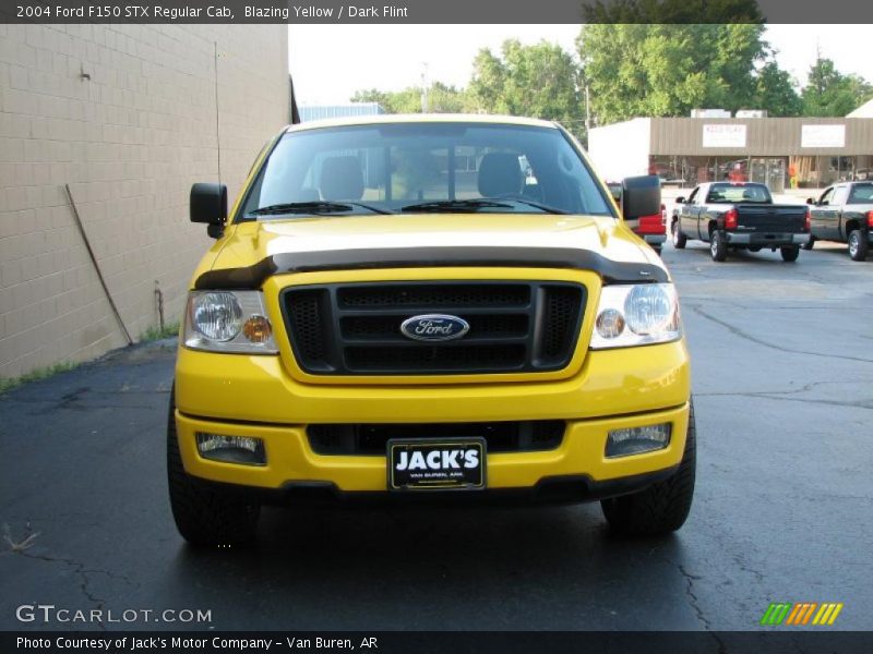 Blazing Yellow / Dark Flint 2004 Ford F150 STX Regular Cab