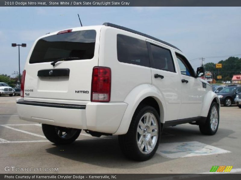 Stone White / Dark Slate Gray/Light Slate Gray 2010 Dodge Nitro Heat