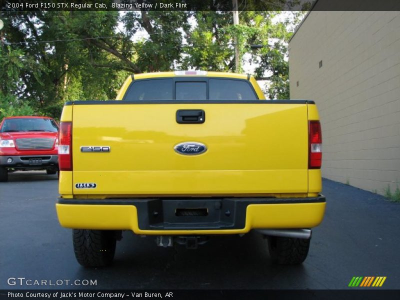 Blazing Yellow / Dark Flint 2004 Ford F150 STX Regular Cab