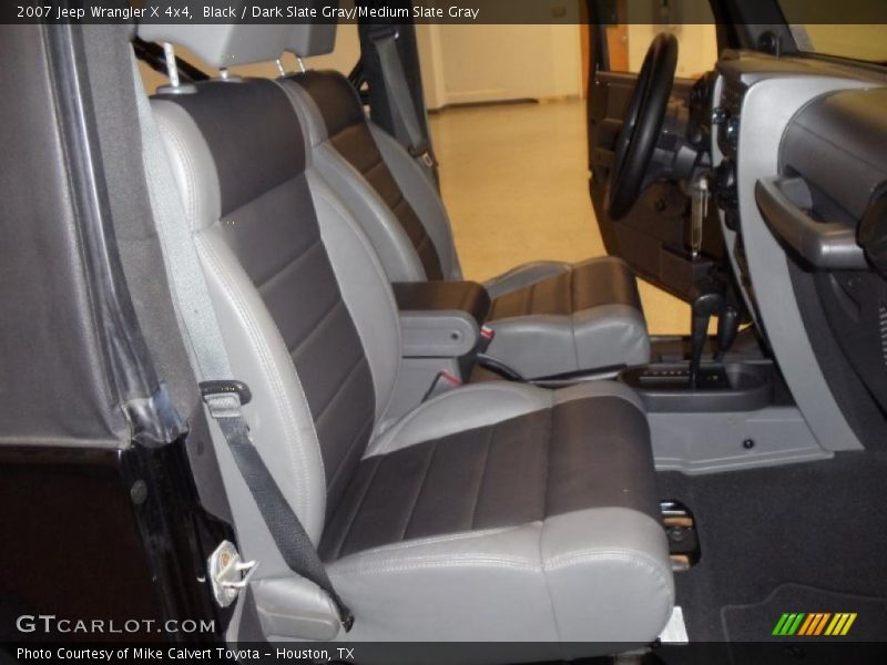 Black / Dark Slate Gray/Medium Slate Gray 2007 Jeep Wrangler X 4x4