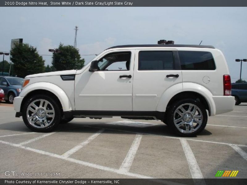 Stone White / Dark Slate Gray/Light Slate Gray 2010 Dodge Nitro Heat