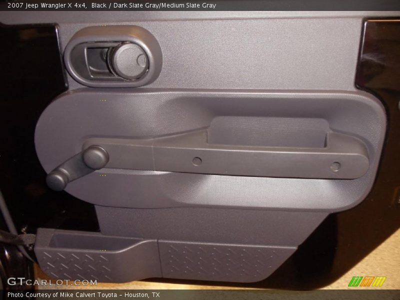 Black / Dark Slate Gray/Medium Slate Gray 2007 Jeep Wrangler X 4x4