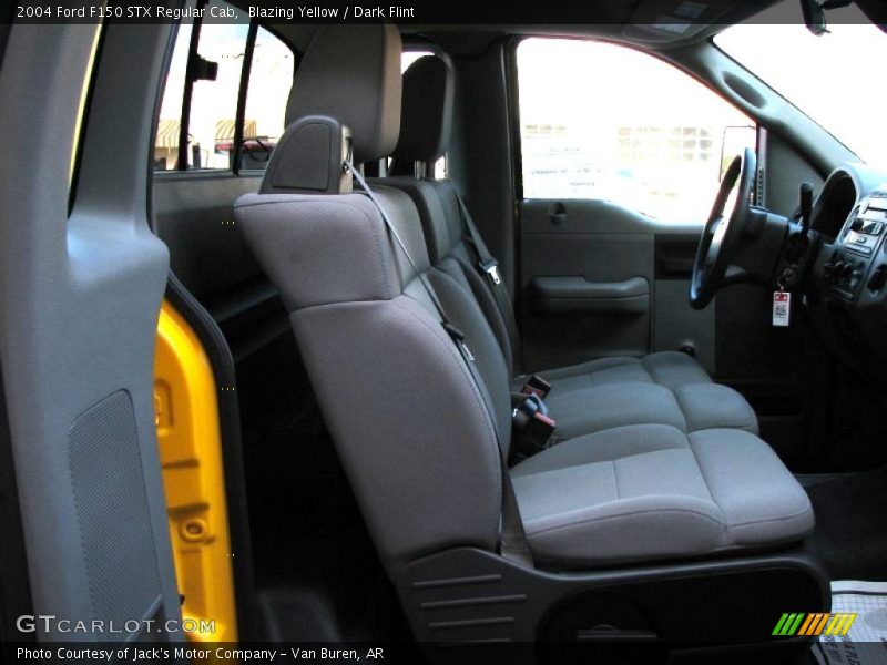 Blazing Yellow / Dark Flint 2004 Ford F150 STX Regular Cab