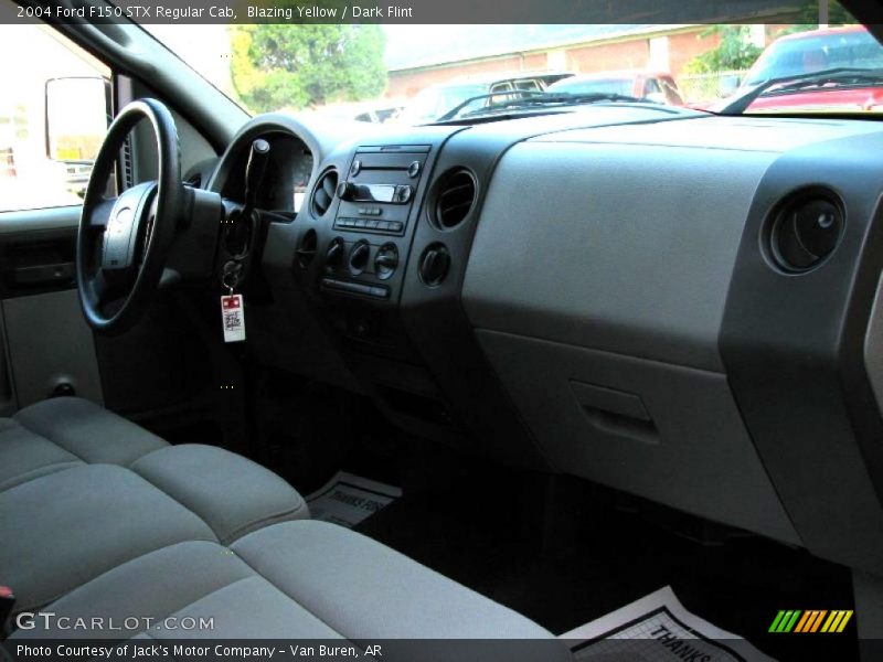 Blazing Yellow / Dark Flint 2004 Ford F150 STX Regular Cab