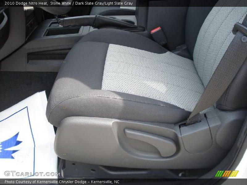 Stone White / Dark Slate Gray/Light Slate Gray 2010 Dodge Nitro Heat