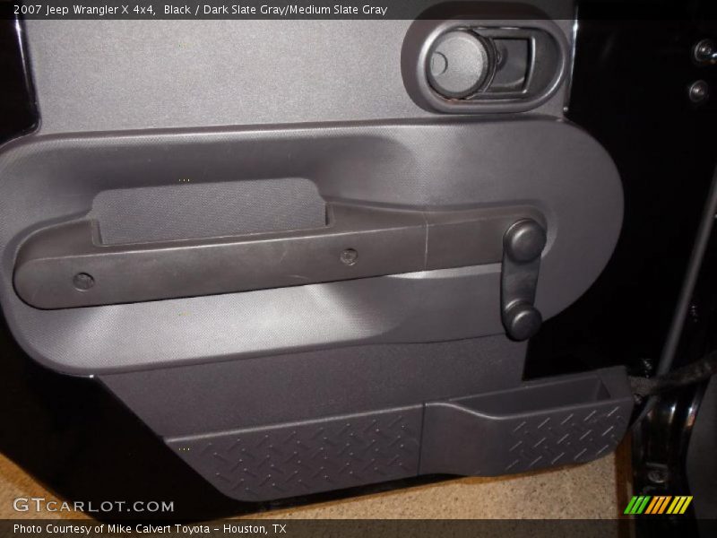 Black / Dark Slate Gray/Medium Slate Gray 2007 Jeep Wrangler X 4x4