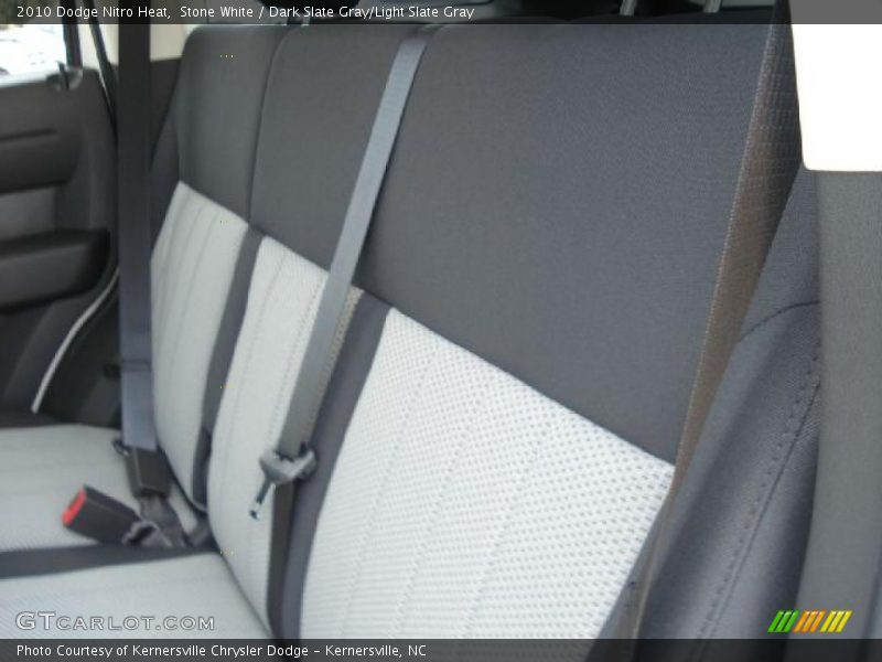 Stone White / Dark Slate Gray/Light Slate Gray 2010 Dodge Nitro Heat