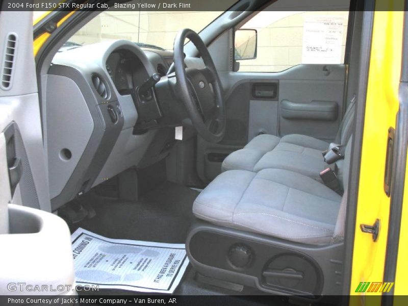 Blazing Yellow / Dark Flint 2004 Ford F150 STX Regular Cab