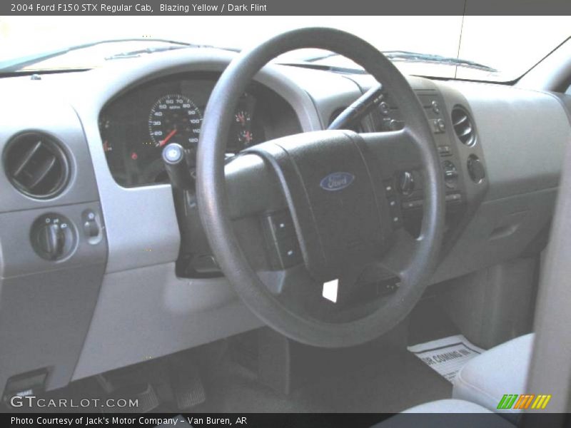 Blazing Yellow / Dark Flint 2004 Ford F150 STX Regular Cab