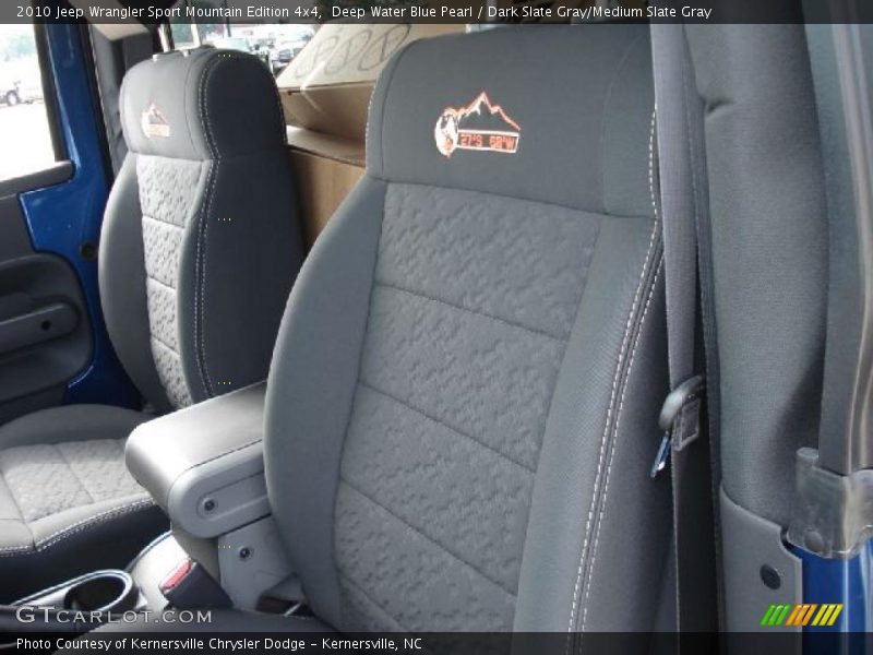 Deep Water Blue Pearl / Dark Slate Gray/Medium Slate Gray 2010 Jeep Wrangler Sport Mountain Edition 4x4