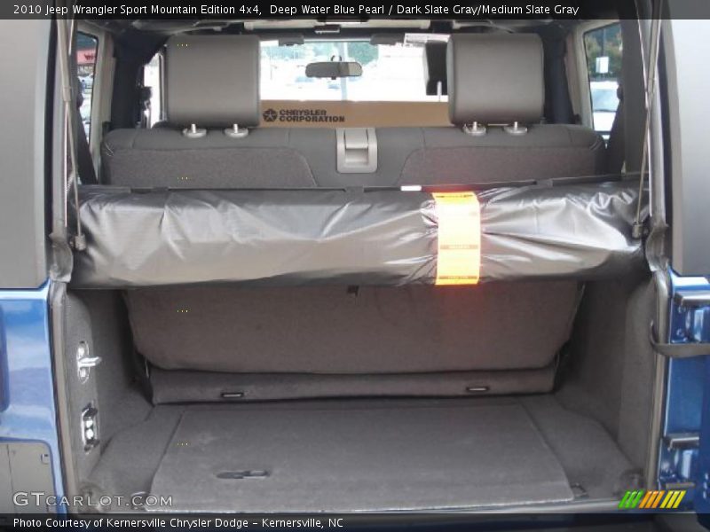 Deep Water Blue Pearl / Dark Slate Gray/Medium Slate Gray 2010 Jeep Wrangler Sport Mountain Edition 4x4