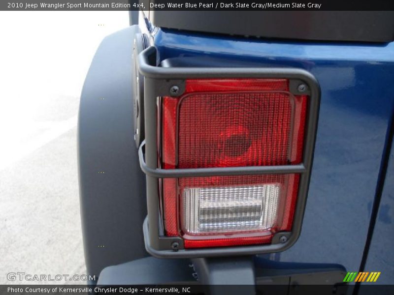 Deep Water Blue Pearl / Dark Slate Gray/Medium Slate Gray 2010 Jeep Wrangler Sport Mountain Edition 4x4