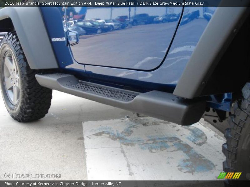 Deep Water Blue Pearl / Dark Slate Gray/Medium Slate Gray 2010 Jeep Wrangler Sport Mountain Edition 4x4