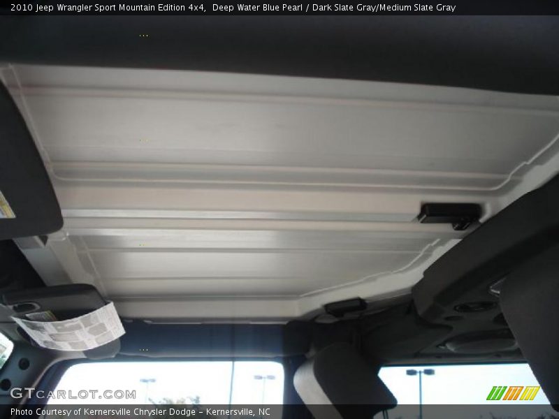 Deep Water Blue Pearl / Dark Slate Gray/Medium Slate Gray 2010 Jeep Wrangler Sport Mountain Edition 4x4