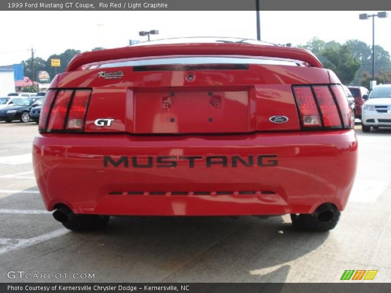Rio Red / Light Graphite 1999 Ford Mustang GT Coupe