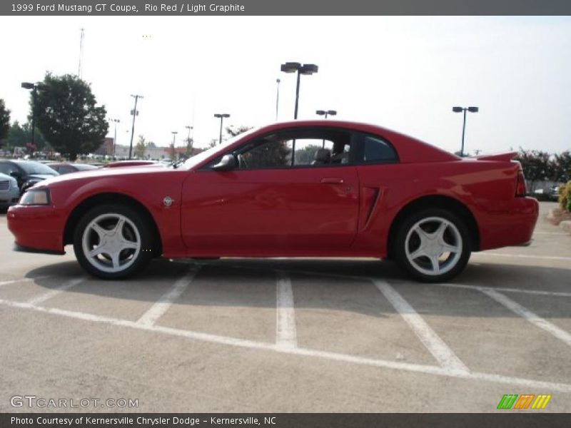 Rio Red / Light Graphite 1999 Ford Mustang GT Coupe