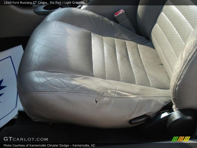 Rio Red / Light Graphite 1999 Ford Mustang GT Coupe