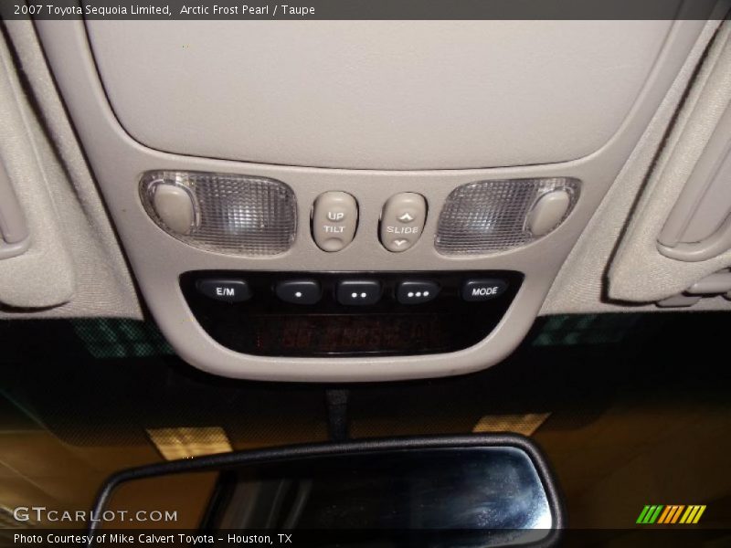 Arctic Frost Pearl / Taupe 2007 Toyota Sequoia Limited