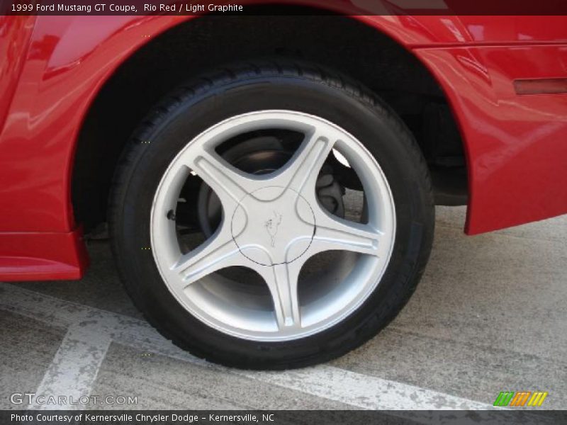 Rio Red / Light Graphite 1999 Ford Mustang GT Coupe