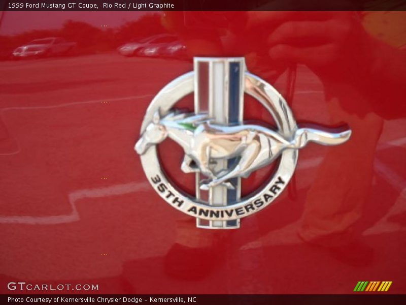 Rio Red / Light Graphite 1999 Ford Mustang GT Coupe