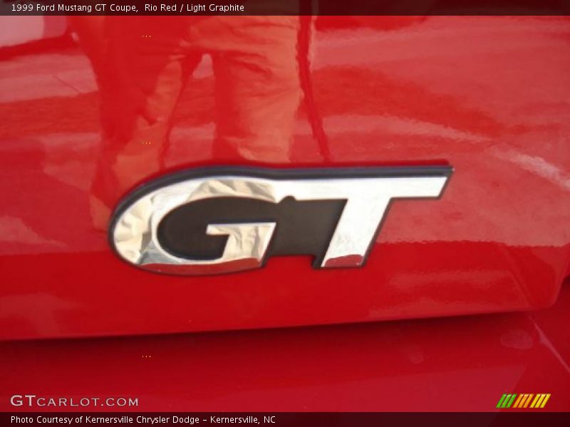 Rio Red / Light Graphite 1999 Ford Mustang GT Coupe