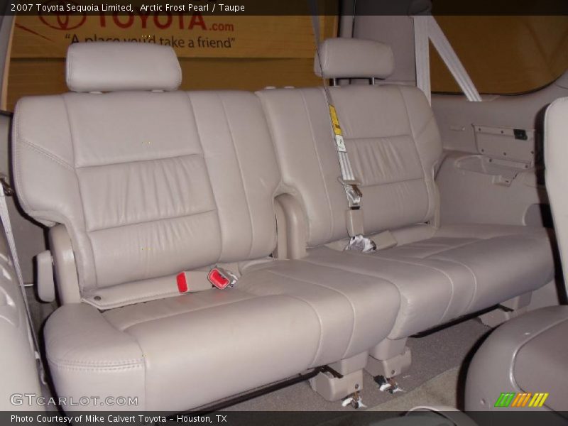 Arctic Frost Pearl / Taupe 2007 Toyota Sequoia Limited