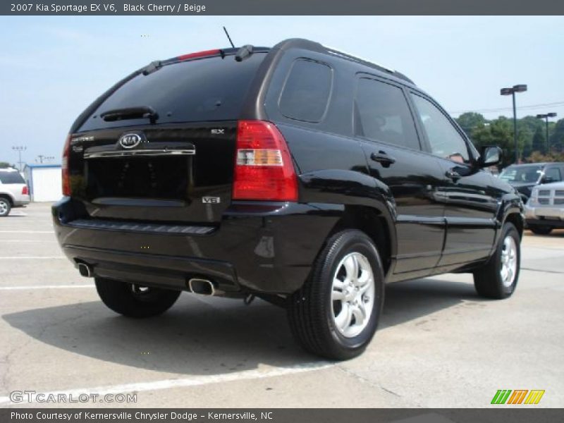 Black Cherry / Beige 2007 Kia Sportage EX V6