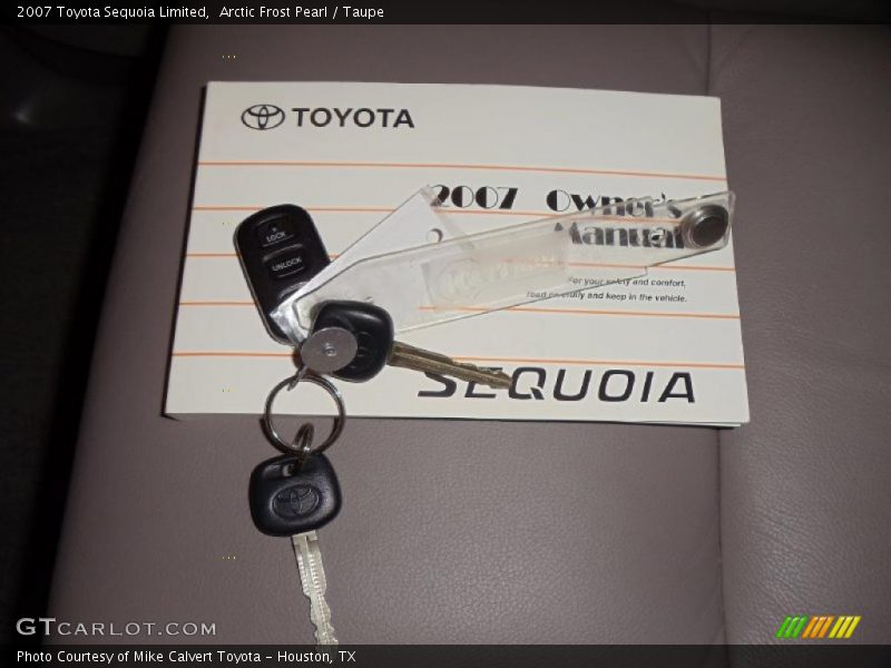 Arctic Frost Pearl / Taupe 2007 Toyota Sequoia Limited
