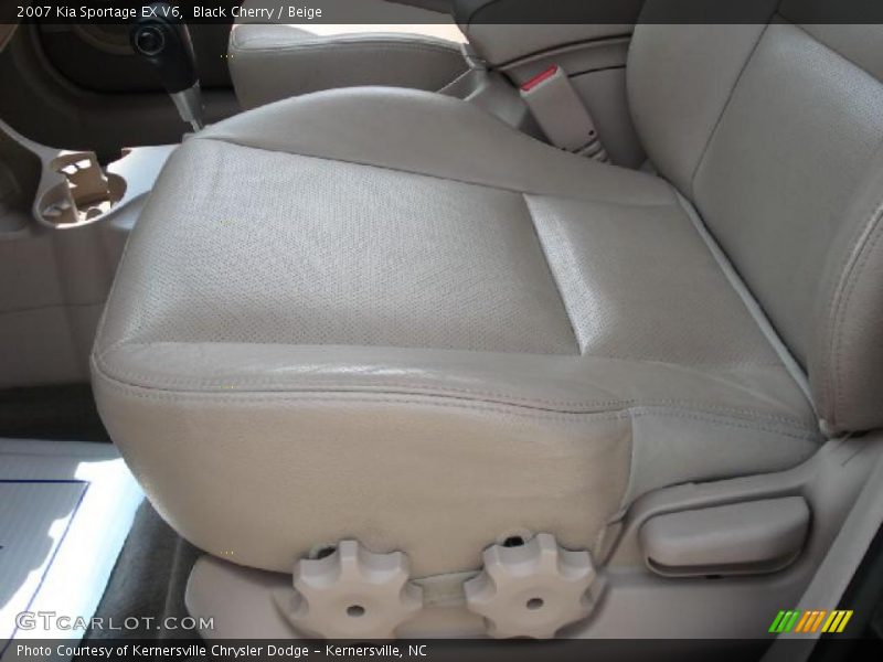 Black Cherry / Beige 2007 Kia Sportage EX V6