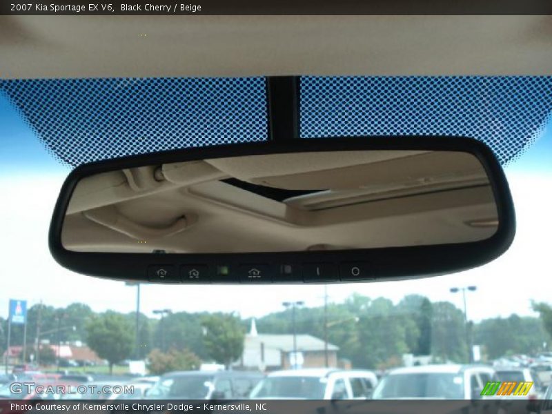 Black Cherry / Beige 2007 Kia Sportage EX V6