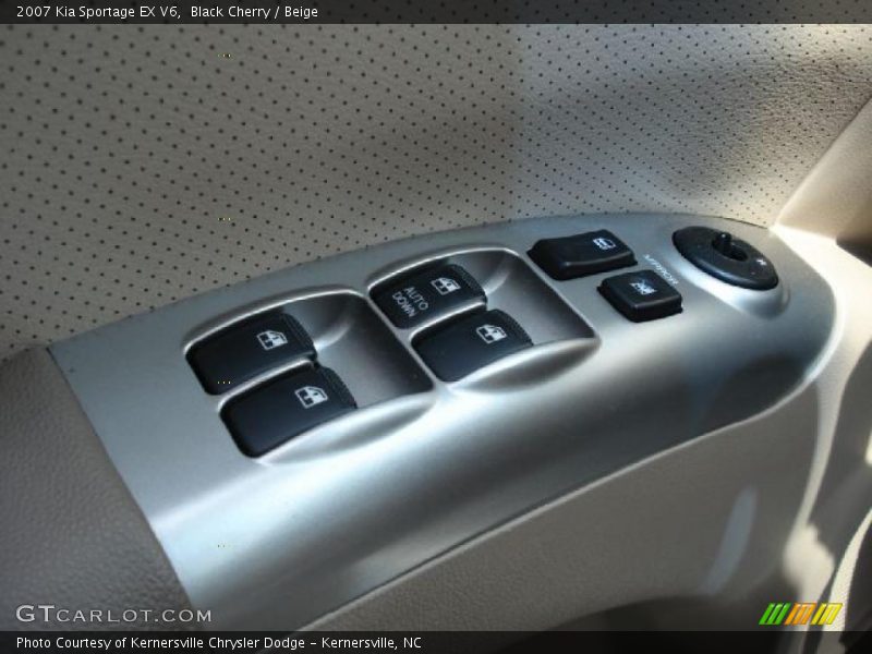 Black Cherry / Beige 2007 Kia Sportage EX V6